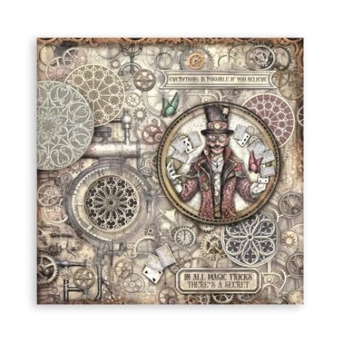 Stamperia Master of Magic 8x8 Inch Paper Pack Maxi (Single Face) (SBBSXB09)
