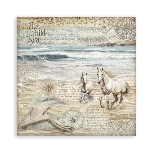 Stamperia Silent Sea 8x8 Inch Paper Pack Maxi (Single Face) (SBBSXB12)