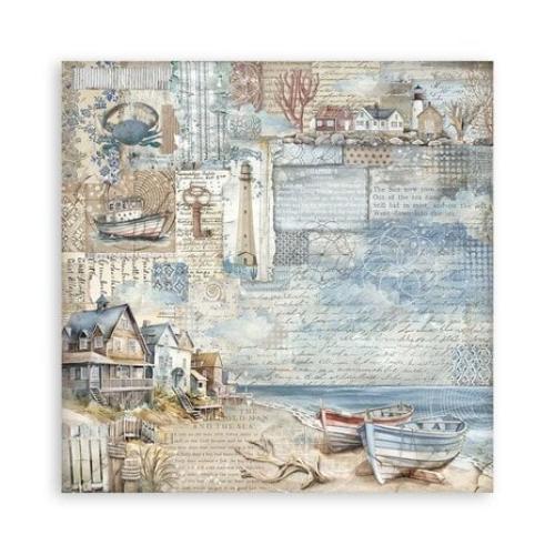 Stamperia Silent Sea 8x8 Inch Paper Pack Maxi (Single Face) (SBBSXB12)