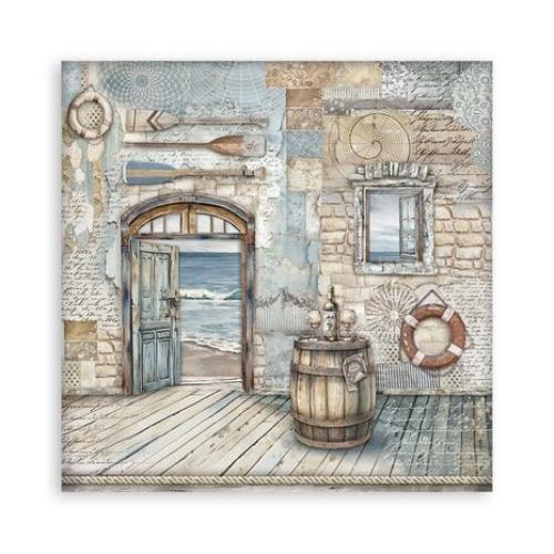 Stamperia Silent Sea 8x8 Inch Paper Pack Maxi (Single Face) (SBBSXB12)