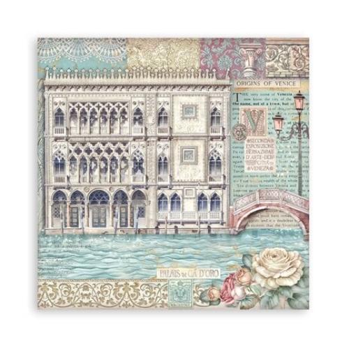 Stamperia Venice City of Art 8x8 Inch Paper Pack Maxi (Single Face) (SBBSXB14)