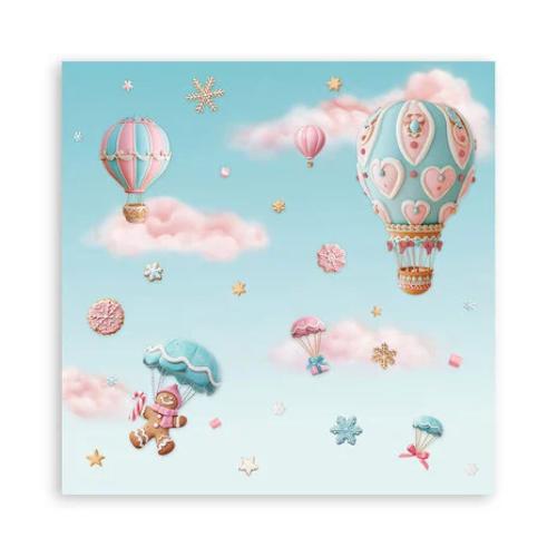 Stamperia Candy Christmas 8x8 Inch Paper Pack Maxi (Single Face) (SBBSXB15)