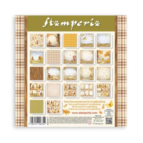 Stamperia Whispering Woods 8x8 Inch Maxi Paper Pack (Single Face) (SBBSXB17)