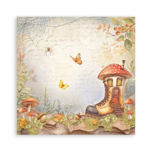Stamperia Whispering Woods 8x8 Inch Maxi Paper Pack (Single Face) (SBBSXB17)