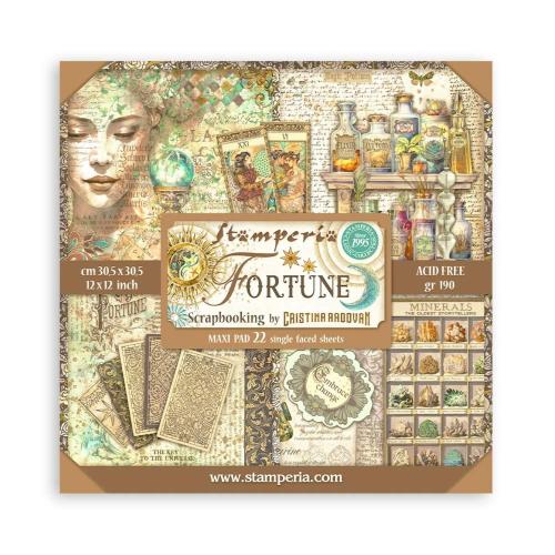 Stamperia Fortune 12x12 Inch Paper Pack (Single Face) (SBBXLB15) - Postage as per actual