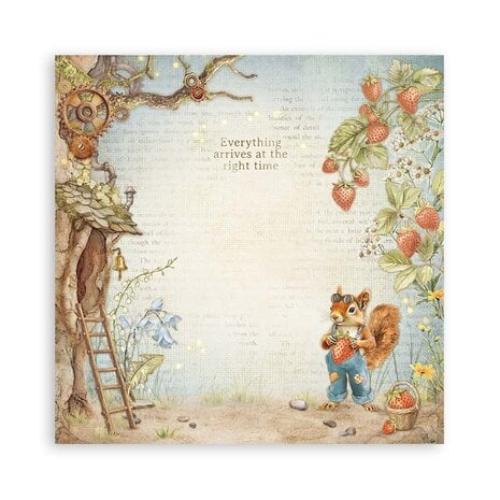 Stamperia Hidden Grove 12x12 Inch Paper Pack Maxi Backgrounds Selection (Single Face) (SBBXLB22) - Postage as per Actual