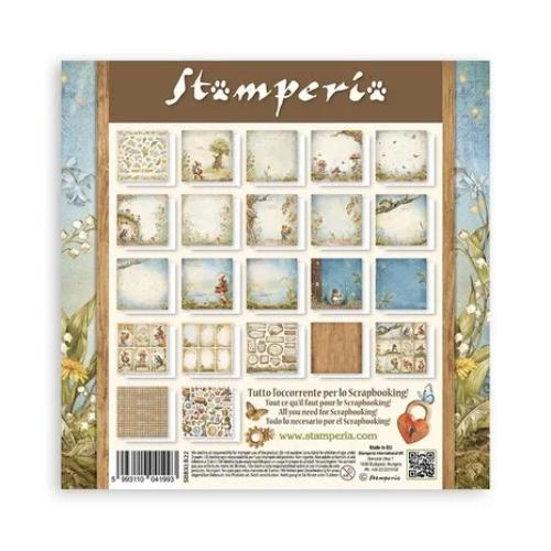 Stamperia Hidden Grove 12x12 Inch Paper Pack Maxi Backgrounds Selection (Single Face) (SBBXLB22) - Postage as per Actual