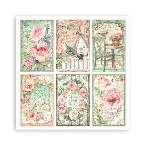 Stamperia House of Roses 12x12 Inch Paper Pack Maxi Backgrounds Selection (Single face) (SBBXLB23) - Postage as per Actual