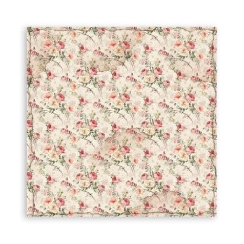 Stamperia House of Roses 12x12 Inch Paper Pack Maxi Backgrounds Selection (Single face) (SBBXLB23) - Postage as per Actual