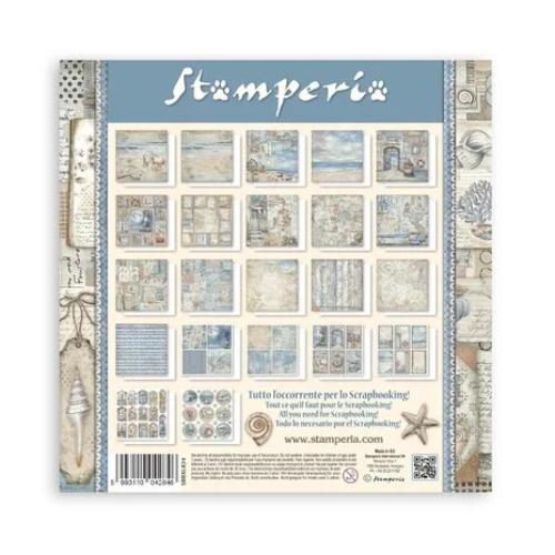 Stamperia Silent Sea 12x12 Inch Paper Pack Maxi (Single Face) (SBBXLB24) - Postage as per Actual