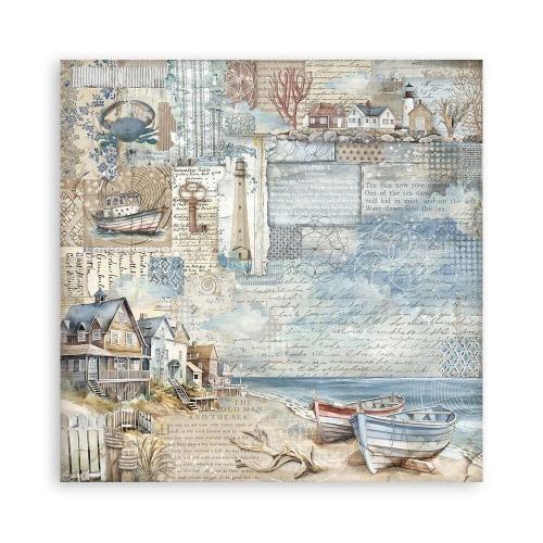 Stamperia Silent Sea 12x12 Inch Paper Pack Maxi (Single Face) (SBBXLB24) - Postage as per Actual