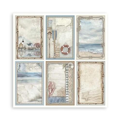 Stamperia Silent Sea 12x12 Inch Paper Pack Maxi (Single Face) (SBBXLB24) - Postage as per Actual