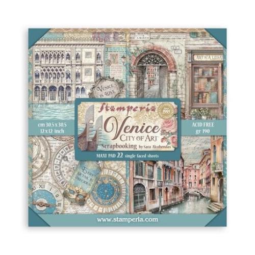 Stamperia Venice City of Art 12x12 Inch Paper Pack Maxi (Single Face) (SBBXLB26) - Postage as per Actual