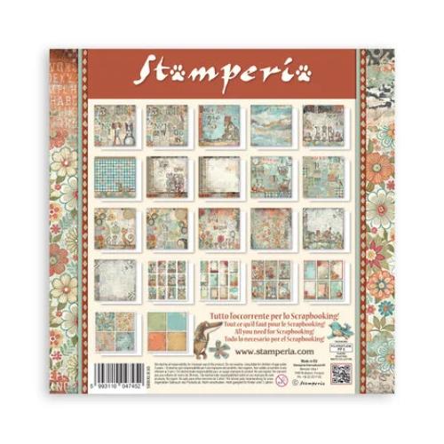 Stamperia Furry Friends 12x12 Inch Maxi Paper Pack (Single Face) (SBBXLB30) - Postage as per Actual