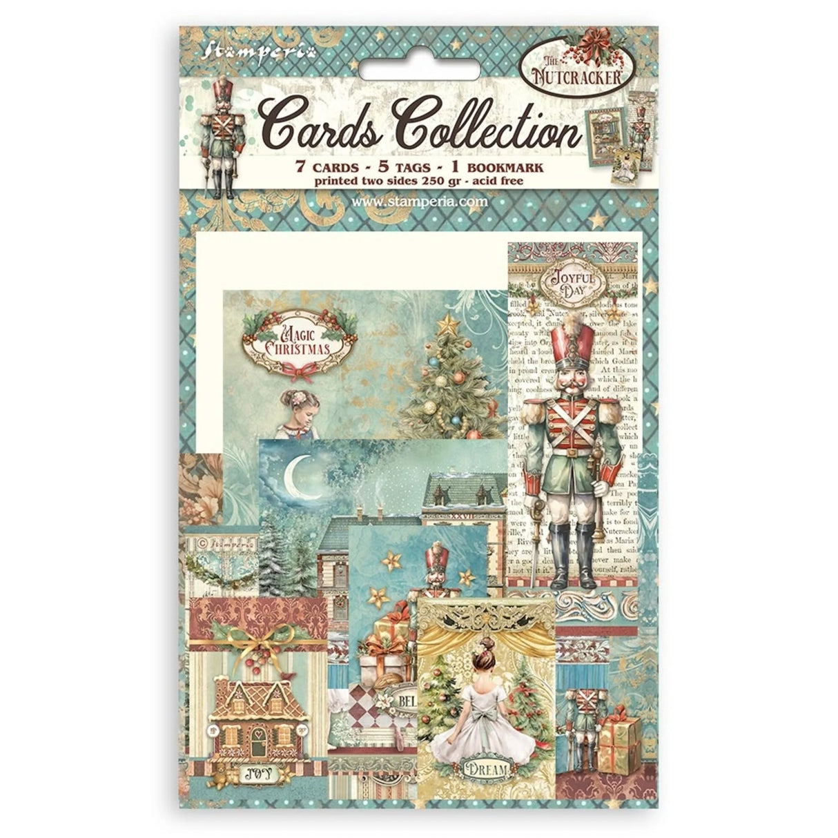 Stamperia The Nutcracker Cards Collection (SBCARD27)