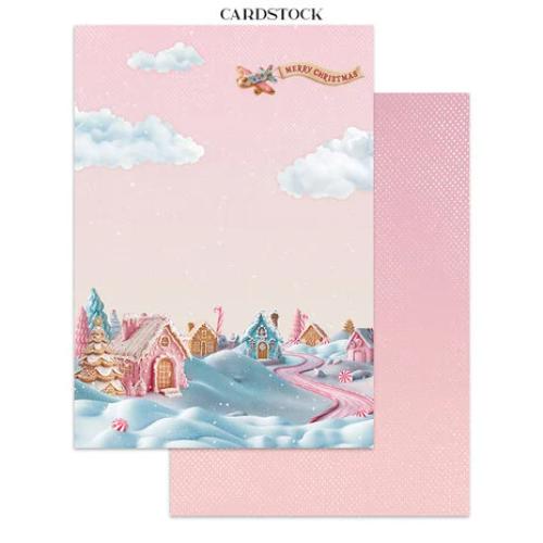 Stamperia - Candy Christmas Collection Kit from the Candy Christmas Collection - Postage as pe Actual