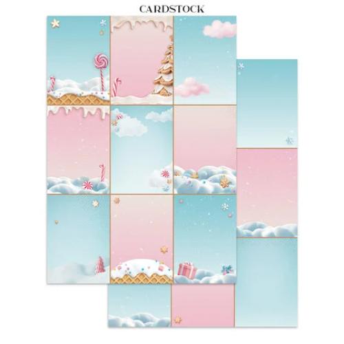 Stamperia - Candy Christmas Collection Kit from the Candy Christmas Collection - Postage as pe Actual