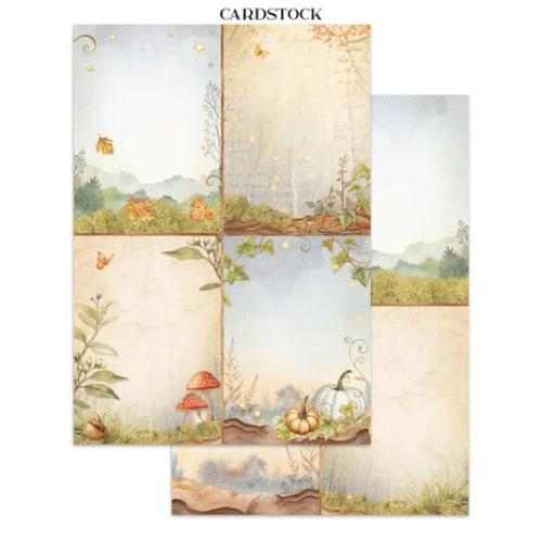 Stamperia Whispering Woods Junk Journal Stickers, Backgrounds, Cut-Outs (SBJK04) - Postage as per Actual