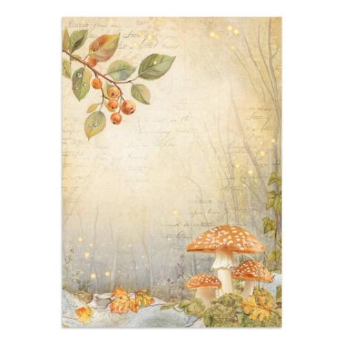 Stamperia Whispering Woods Junk Journal Stickers, Backgrounds, Cut-Outs (SBJK04) - Postage as per Actual