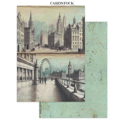 Stamperia Voyages Fantastiques Junk Journal Stickers, Backgrounds, Cut-Outs (SBJK05) - Postage as per Actual