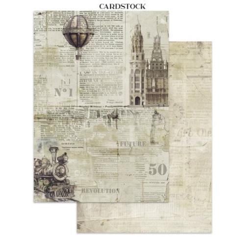 Stamperia Voyages Fantastiques Junk Journal Stickers, Backgrounds, Cut-Outs (SBJK05) - Postage as per Actual