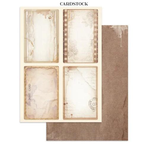 Stamperia Quiet Days Junk Journal Stickers, Backgrounds, Cut-Outs (SBJK08)