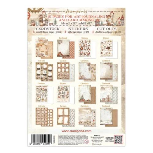 Stamperia Gear up for Christmas Junk Journal Stickers, Backgrounds, Cut-Outs (SBJK10) - Postage as per Actual