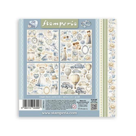 Stamperia Timeless Stickers (4pcs) (SBSTK02)
