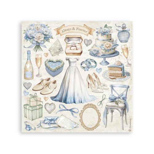 Stamperia Timeless Stickers (4pcs) (SBSTK02)