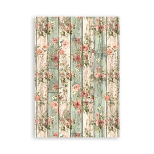 Stamperia House of Roses A5 Washi Pad (8pcs) (SBW18)