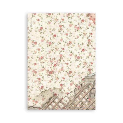 Stamperia House of Roses A5 Washi Pad (8pcs) (SBW18)