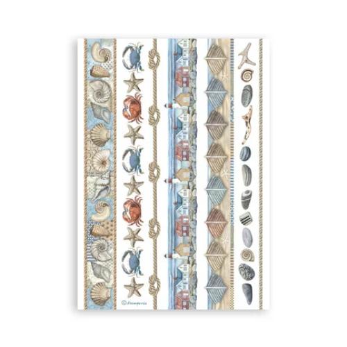 Stamperia Silent Sea A5 Washi Pad (8pcs) (SBW19)