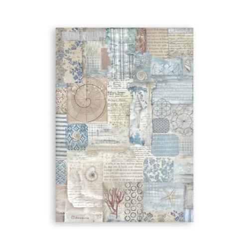 Stamperia Silent Sea A5 Washi Pad (8pcs) (SBW19)