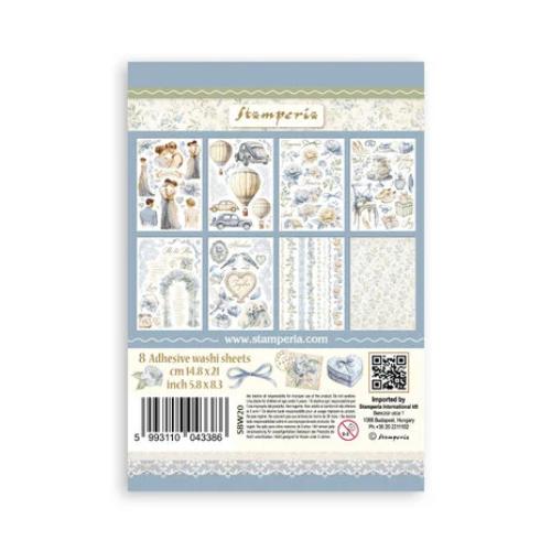 Stamperia Timeless A5 Washi Pad (8pcs) (SBW20)