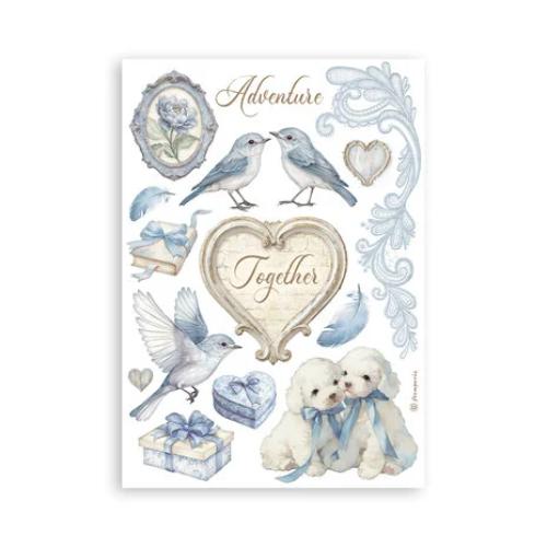 Stamperia Timeless A5 Washi Pad (8pcs) (SBW20)