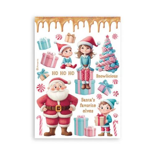 Stamperia - Candy Christmas Washi Sheets from the Candy Christmas Collection