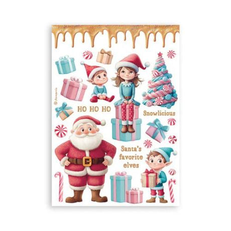 Stamperia - Candy Christmas Washi Sheets from the Candy Christmas Collection