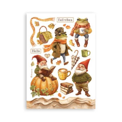 Stamperia Whispering Woods A5 Washi Pad (8pcs) (SBW24)