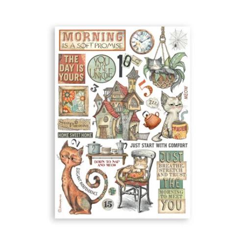 Stamperia Furry Friends A5 Washi Pad (8pcs) (SBW25)