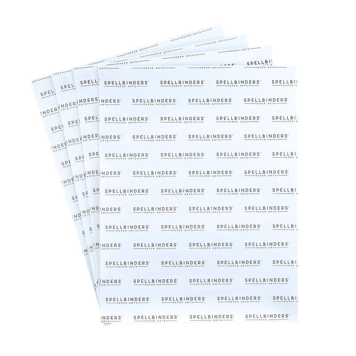 Spellbinders - White Liner Sheets - 8.5" x 11" - 4 Pack