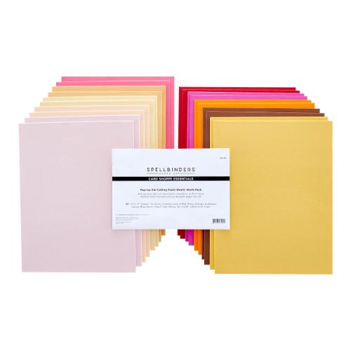 Spellbinders - Warm Tones Pop-Up Die Cutting Foam Sheets - 10 Pack