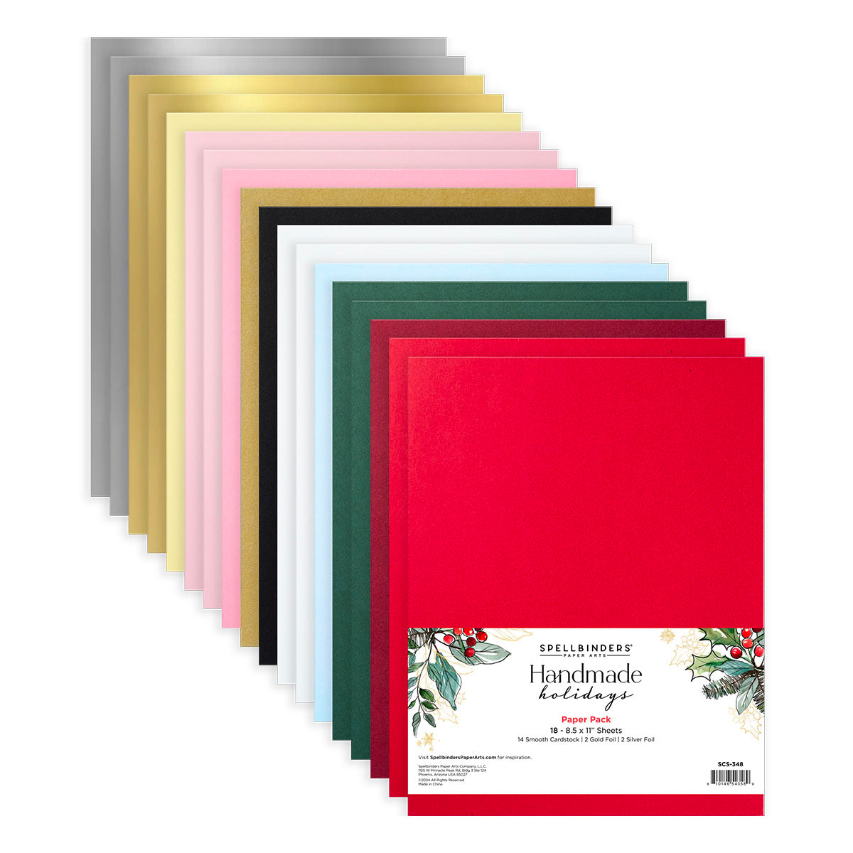 Spellbinders - Handmade Holidays Paper Pack