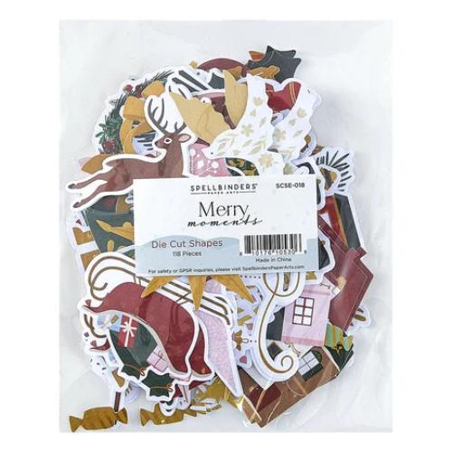Spellbinders - Merry Moments Die Cut Shapes from the Merry Moments Collection