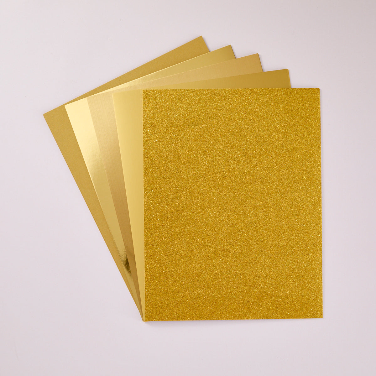 Spellbinders - Gold Assortment Treasured Cardstock 8 1/2" x 11 -15 Pack