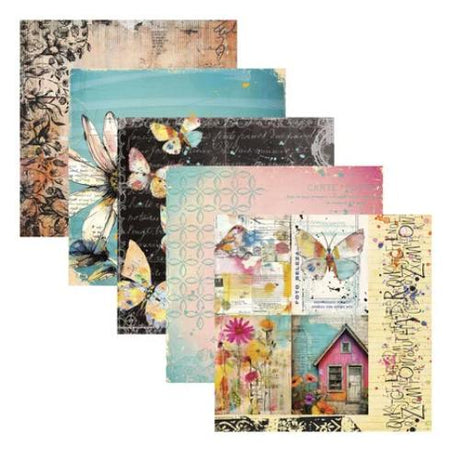 Spellbinders - Beautifully Imperfect 6" x 6" Printed Paper from the Beautifully Imperfect Collection