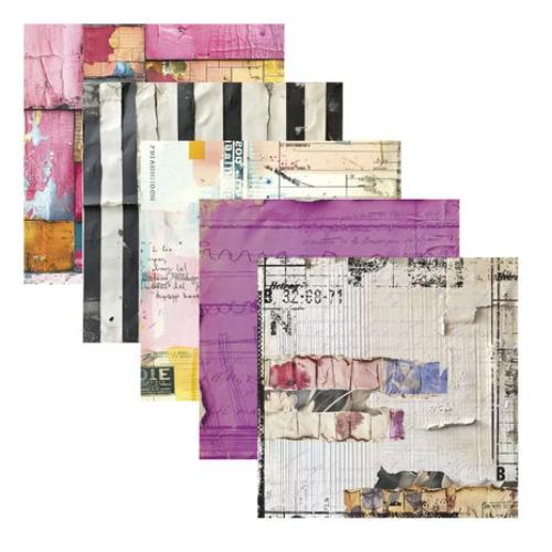 Spellbinders - Beautifully Imperfect 6" x 6" Printed Paper from the Beautifully Imperfect Collection