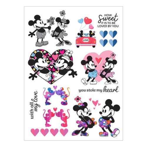 Spellbinders - Classic Mouse Love Rub-Ons