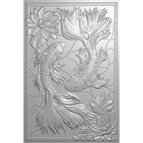 Crafter's Companion 3D Embossing Folder & Metal Die - Balance and Tranquillity (SD-3DEF4-MD-BATR)