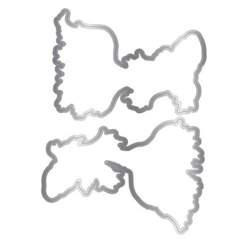 Crafter's Companion 3D Embossing Folder & Metal Die - Balance and Tranquillity (SD-3DEF4-MD-BATR)