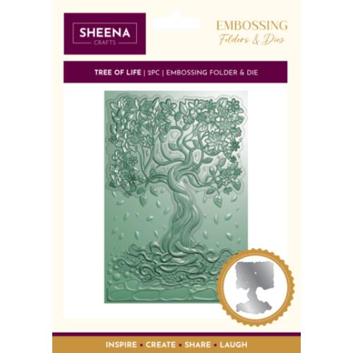 Crafter's Companion 3D Embossing Folder & Metal Die - Tree of Life (SD-3DEF4-MD-TREE)